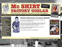 Tablet Screenshot of mcshirt-gs.de